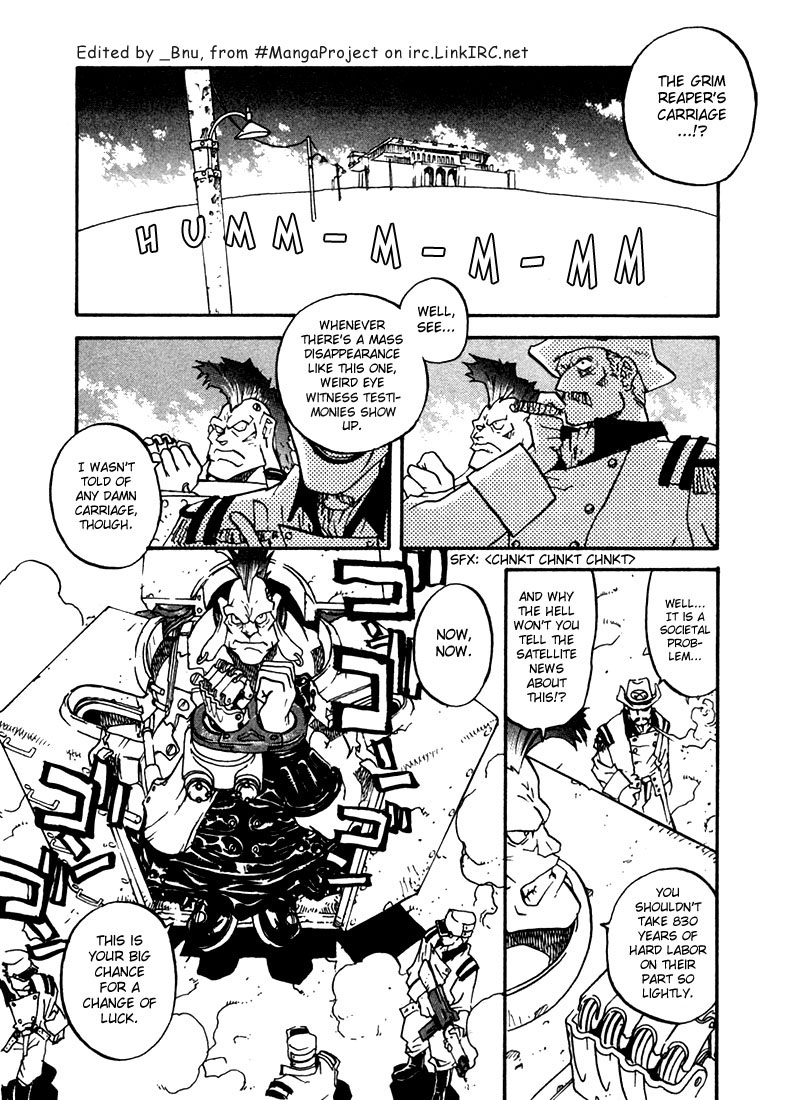 Trigun MAXIMUM Chapter 7 page 7 - Chapter 7: Return of the Blue Wing of Death
