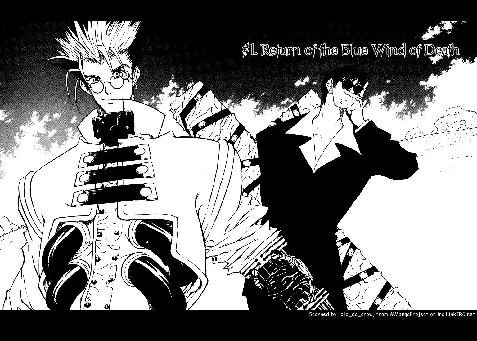Trigun MAXIMUM Chapter 7 page 8 - Chapter 7: Return of the Blue Wing of Death