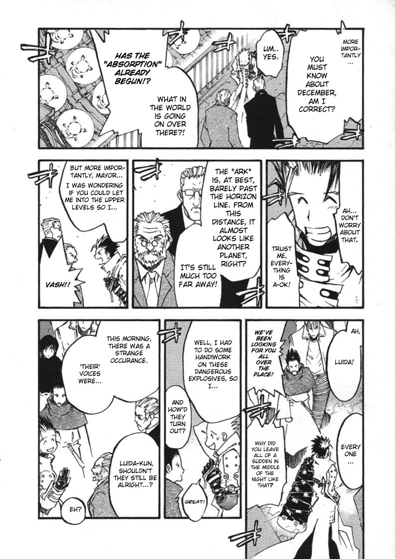 Trigun MAXIMUM Chapter 70 page 17 - Chapter 70: Get Ready, Get Set...