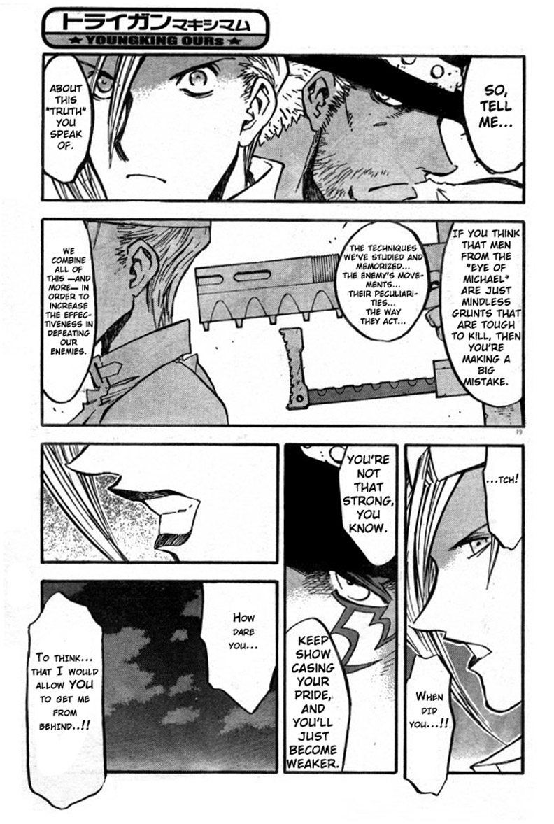 Trigun MAXIMUM Chapter 82 page 21 - Chapter 82: Double Duel