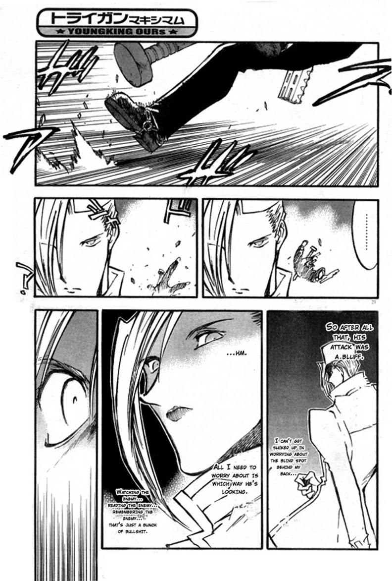 Trigun MAXIMUM Chapter 82 page 23 - Chapter 82: Double Duel