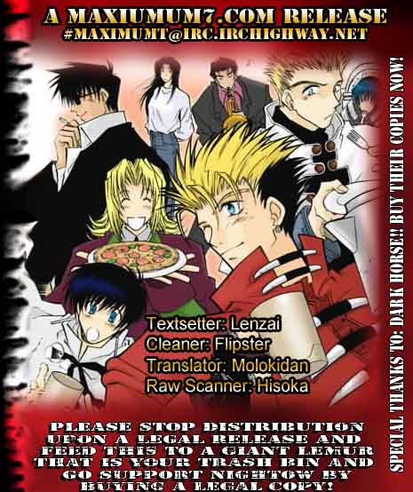 Trigun MAXIMUM Chapter 85 page 1 - Chapter 85: Battle of the Mystics