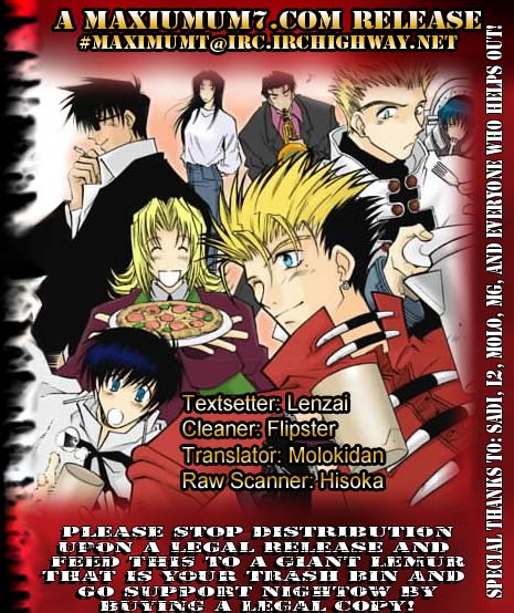 Trigun MAXIMUM Chapter 90 page 1 - Chapter 90: When Conflict Comes to an End