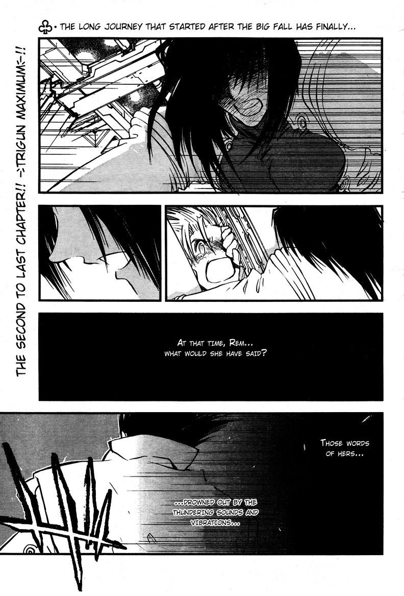 Trigun MAXIMUM Chapter 96 page 2 - Chapter 96: Double Wings