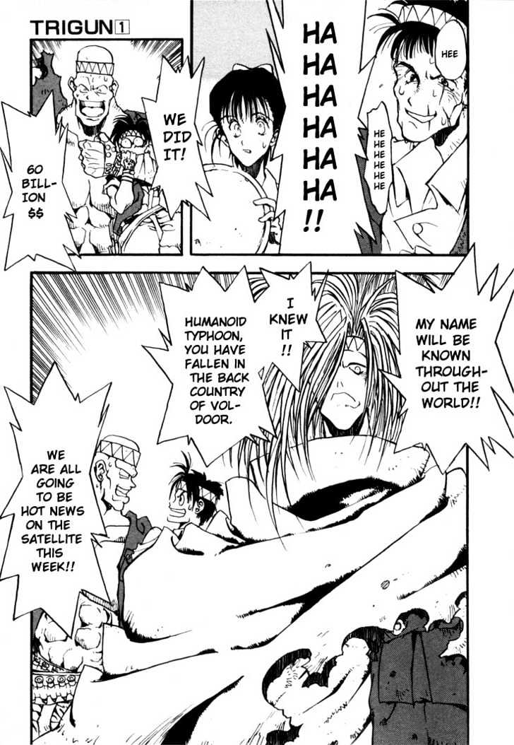 Trigun Chapter 1.1 page 13 - Vol.01 Chapter 1 : The 60,000,000,000.00 $$ Man