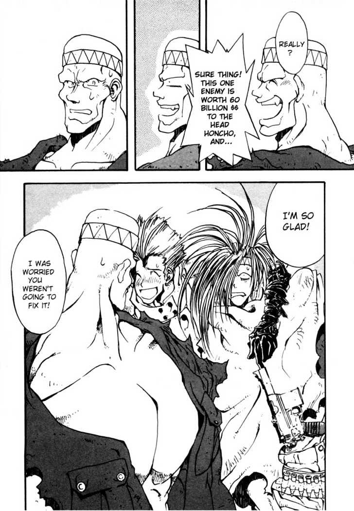Trigun Chapter 1.1 page 15 - Vol.01 Chapter 1 : The 60,000,000,000.00 $$ Man