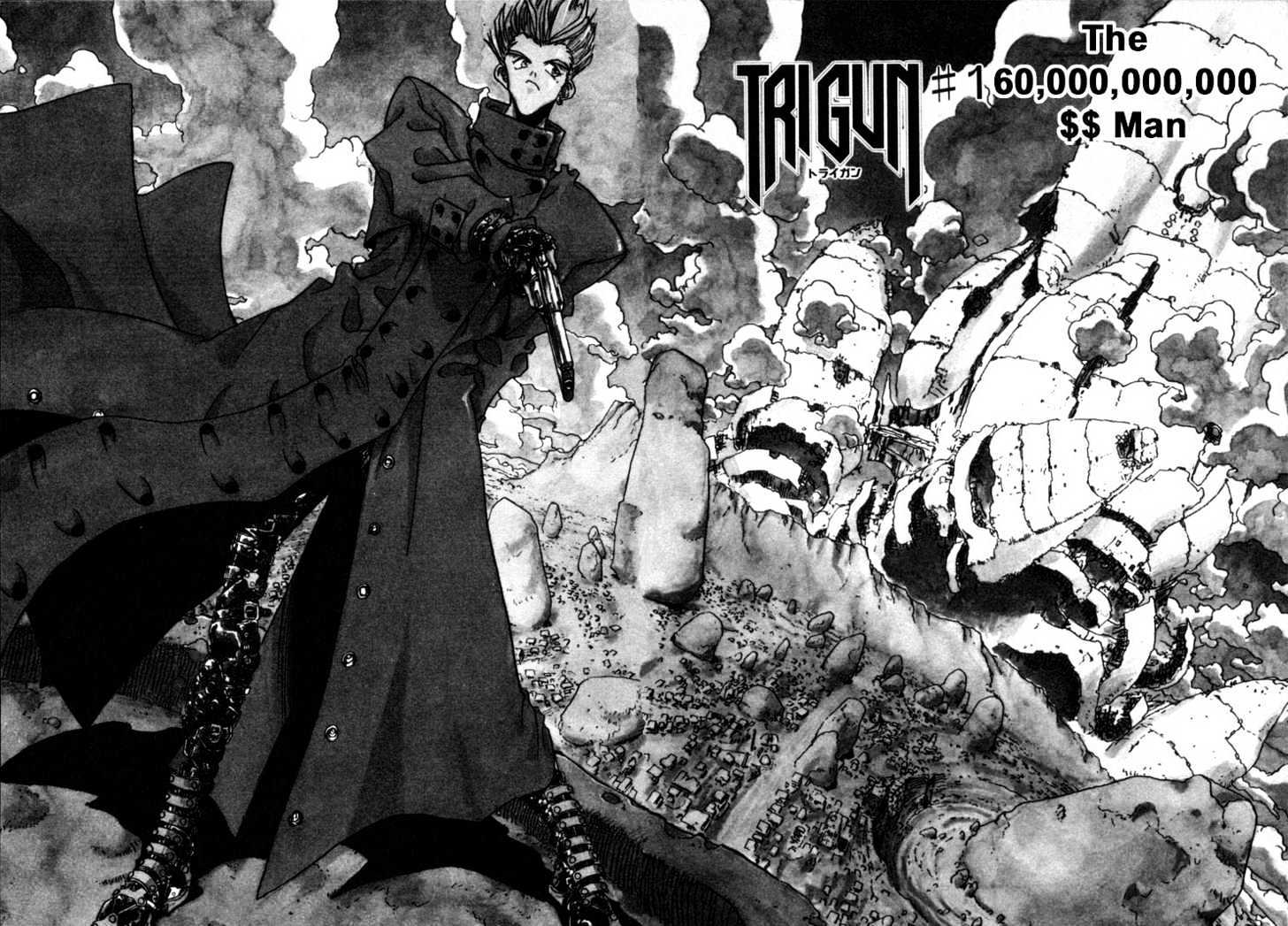 Trigun Chapter 1.1 page 2 - Vol.01 Chapter 1 : The 60,000,000,000.00 $$ Man