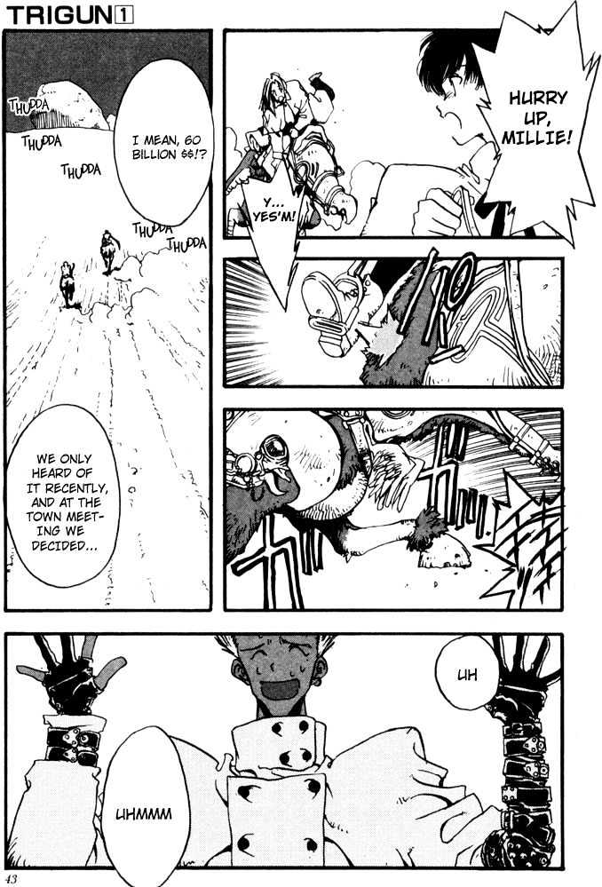 Trigun Chapter 1.1 page 29 - Vol.01 Chapter 1 : The 60,000,000,000.00 $$ Man