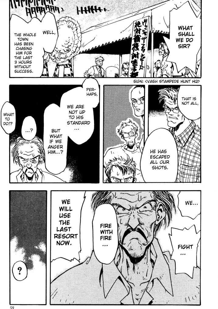 Trigun Chapter 1.2 page 14 - Vol.01 Chapter 2 : Looney Tunes