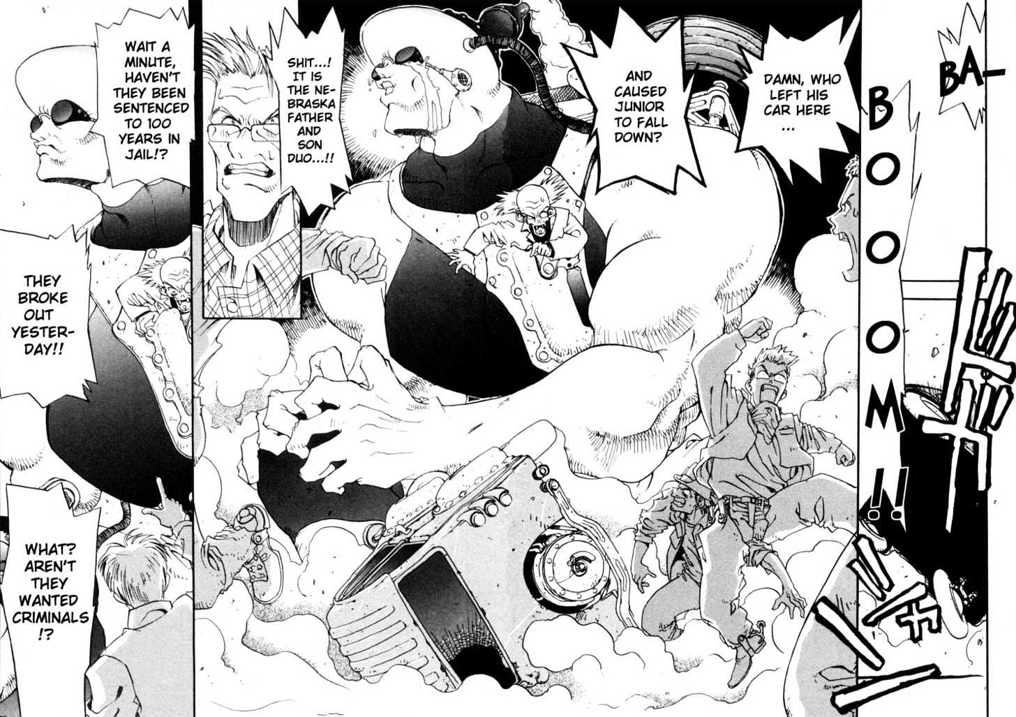 Trigun Chapter 1.2 page 15 - Vol.01 Chapter 2 : Looney Tunes