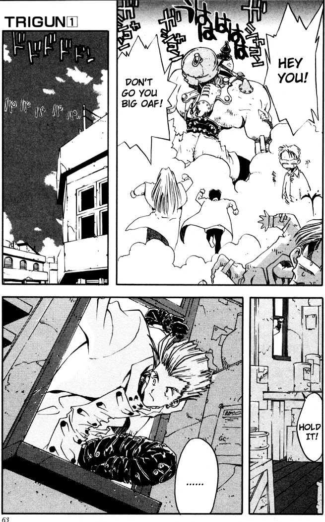 Trigun Chapter 1.2 page 17 - Vol.01 Chapter 2 : Looney Tunes