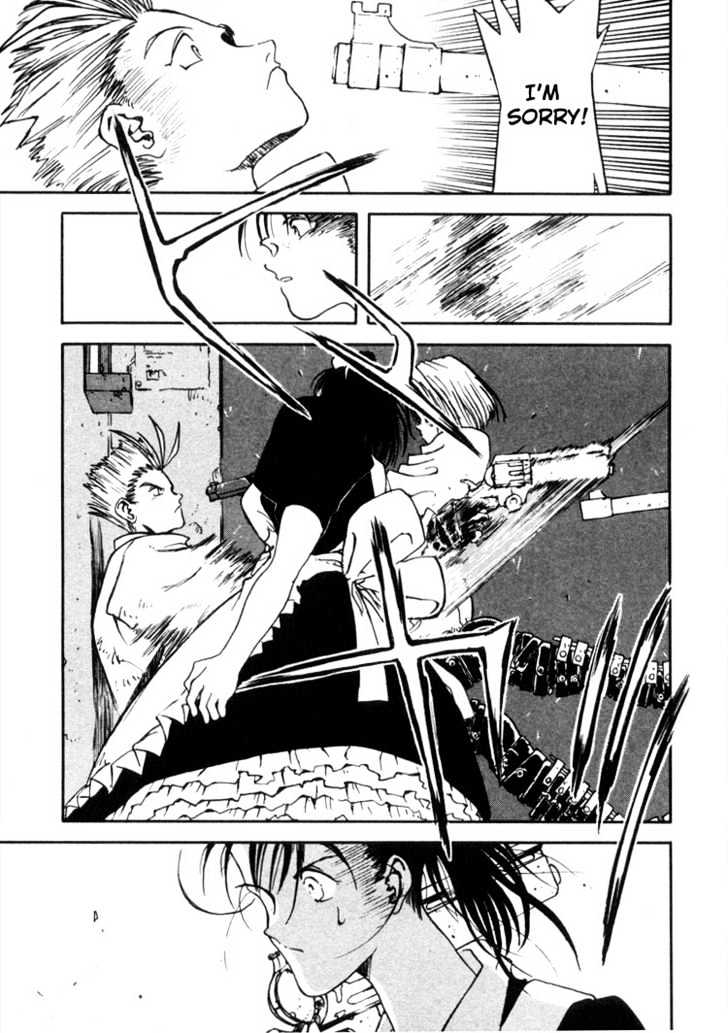 Trigun Chapter 1.2 page 21 - Vol.01 Chapter 2 : Looney Tunes