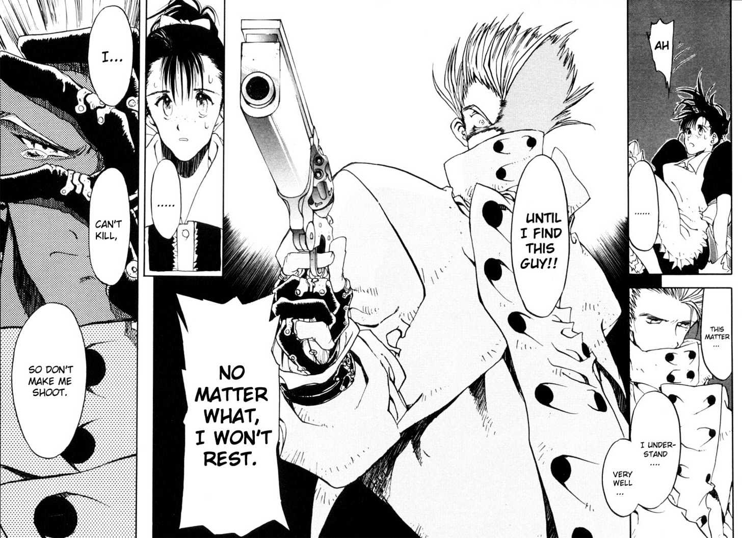 Trigun Chapter 1.2 page 22 - Vol.01 Chapter 2 : Looney Tunes
