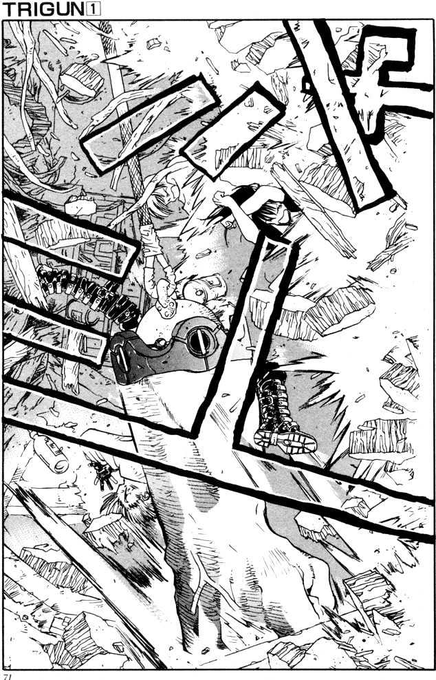Trigun Chapter 1.2 page 24 - Vol.01 Chapter 2 : Looney Tunes
