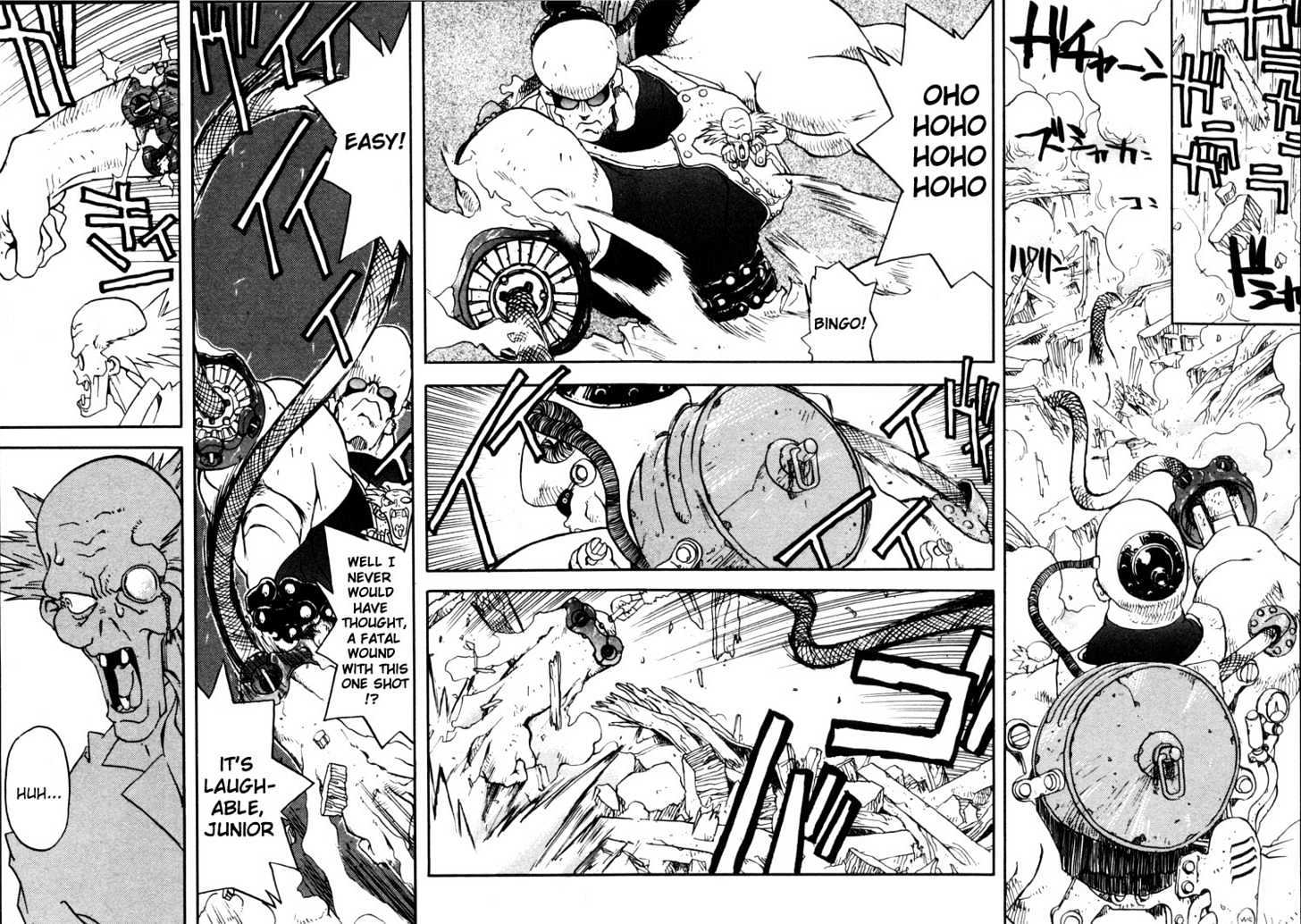 Trigun Chapter 1.2 page 25 - Vol.01 Chapter 2 : Looney Tunes