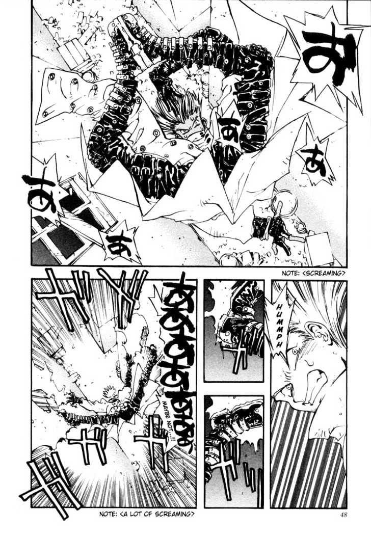 Trigun Chapter 1.2 page 3 - Vol.01 Chapter 2 : Looney Tunes
