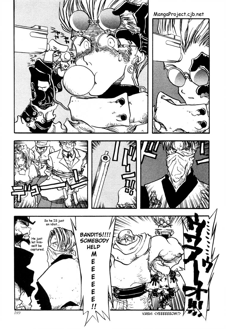 Trigun Chapter 2.13-5 page 10 - Vol.2 Chapter 13.5 : Special Issue: Trigun Pilot [Extra]