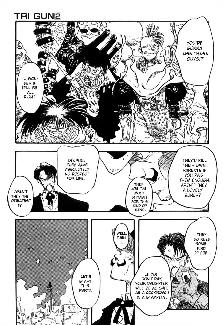 Trigun Chapter 2.13-5 page 18 - Vol.2 Chapter 13.5 : Special Issue: Trigun Pilot [Extra]