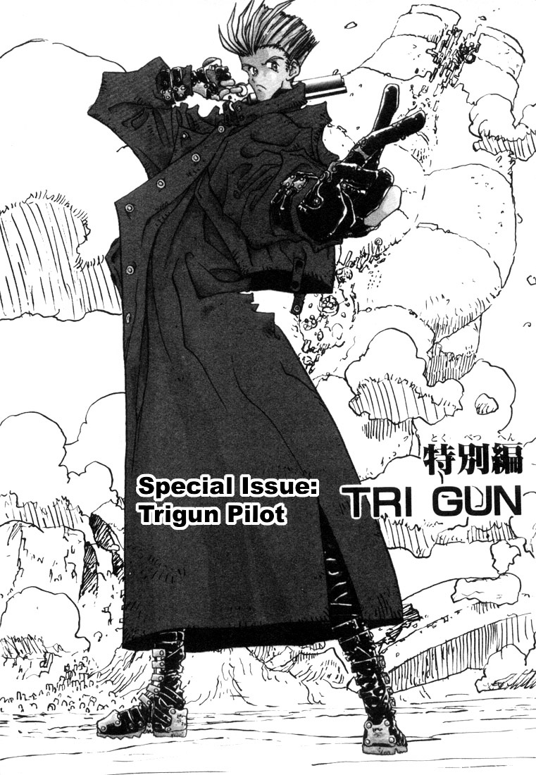 Trigun Chapter 2.13-5 page 2 - Vol.2 Chapter 13.5 : Special Issue: Trigun Pilot [Extra]