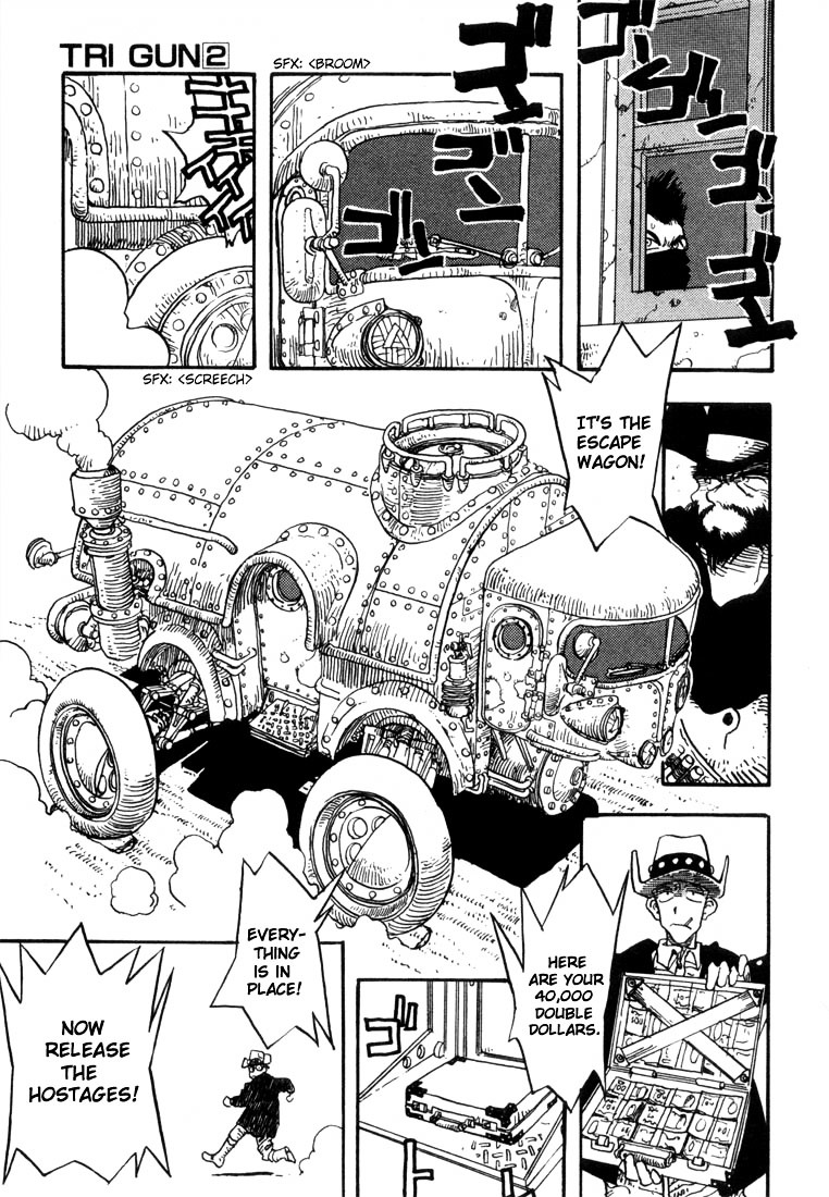 Trigun Chapter 2.13-5 page 20 - Vol.2 Chapter 13.5 : Special Issue: Trigun Pilot [Extra]