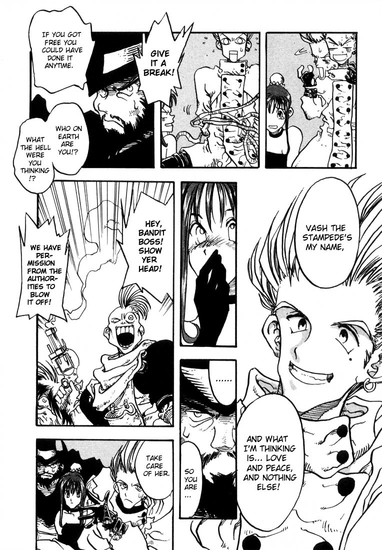 Trigun Chapter 2.13-5 page 25 - Vol.2 Chapter 13.5 : Special Issue: Trigun Pilot [Extra]