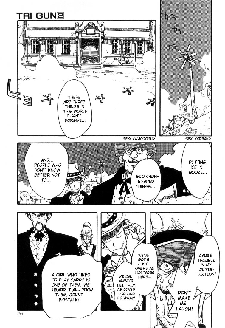 Trigun Chapter 2.13-5 page 6 - Vol.2 Chapter 13.5 : Special Issue: Trigun Pilot [Extra]