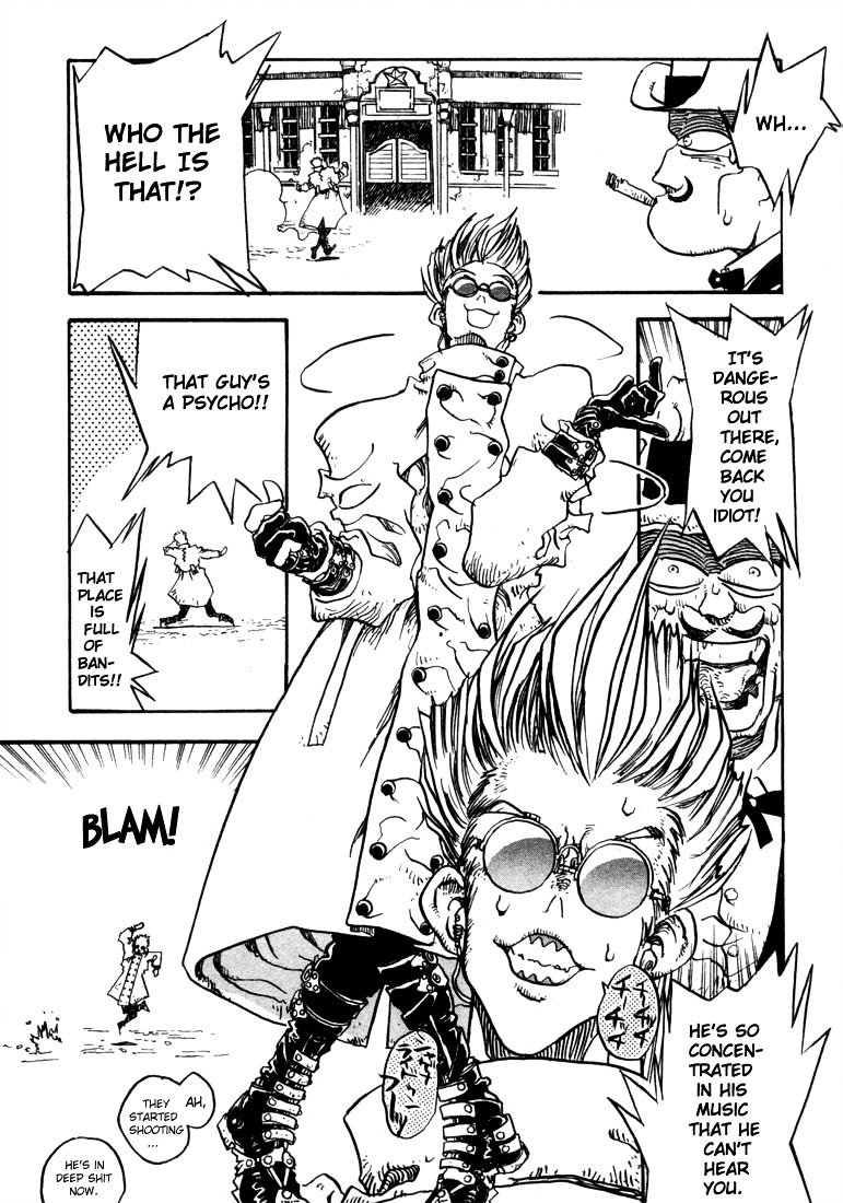 Trigun Chapter 2.13-5 page 8 - Vol.2 Chapter 13.5 : Special Issue: Trigun Pilot [Extra]