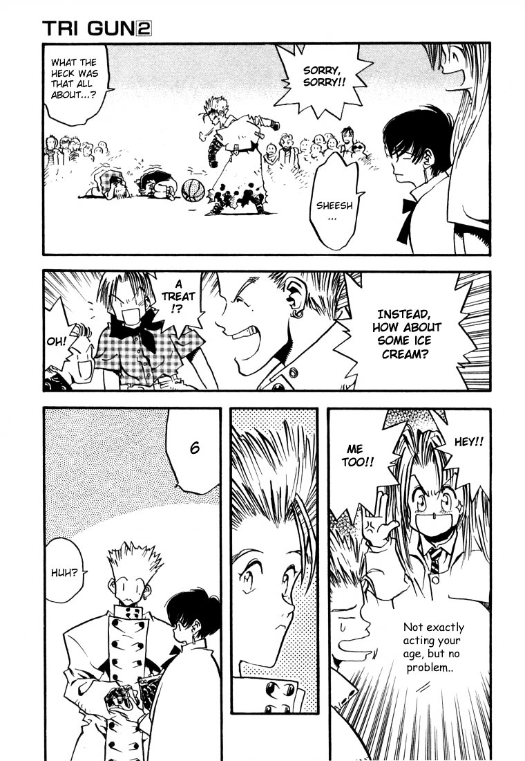 Trigun Vol.2 Chapter 13 page 9 - Vol.2 Chapter 13 : Blood and Thunder