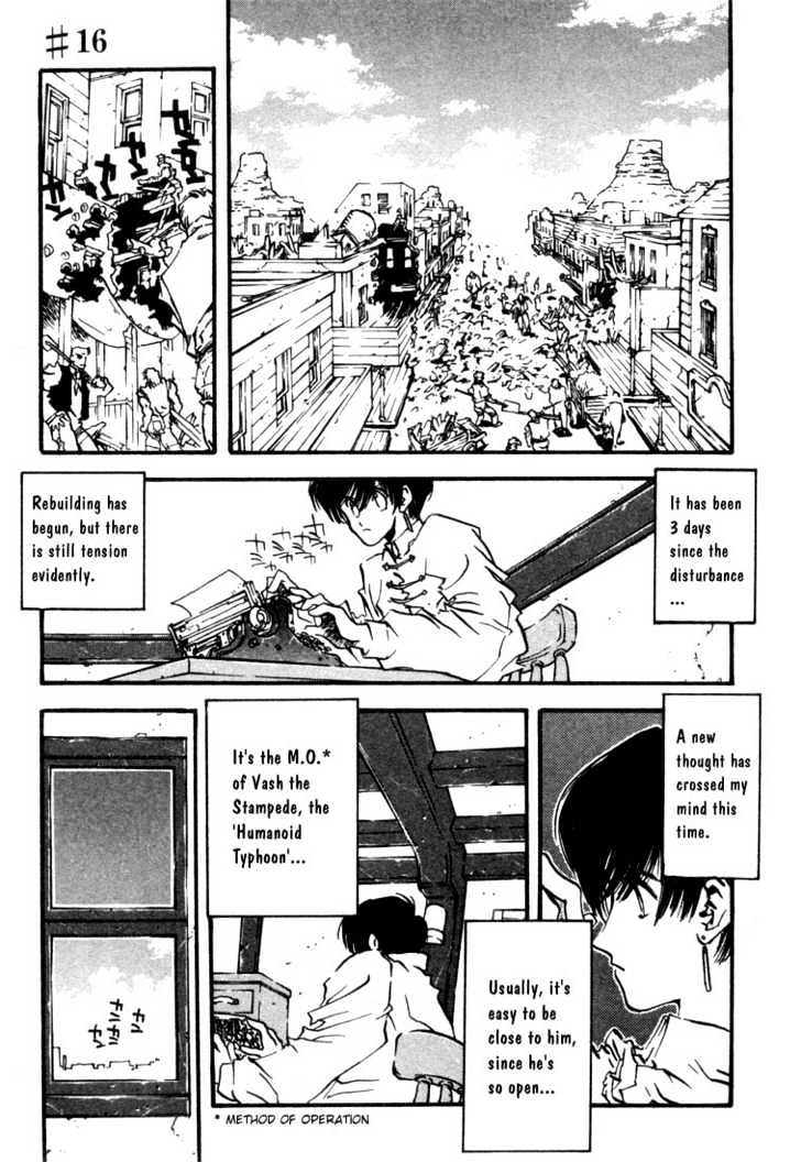 Trigun Vol.03 Chapter 16 page 1 - Vol.03 Chapter 16 : Scar