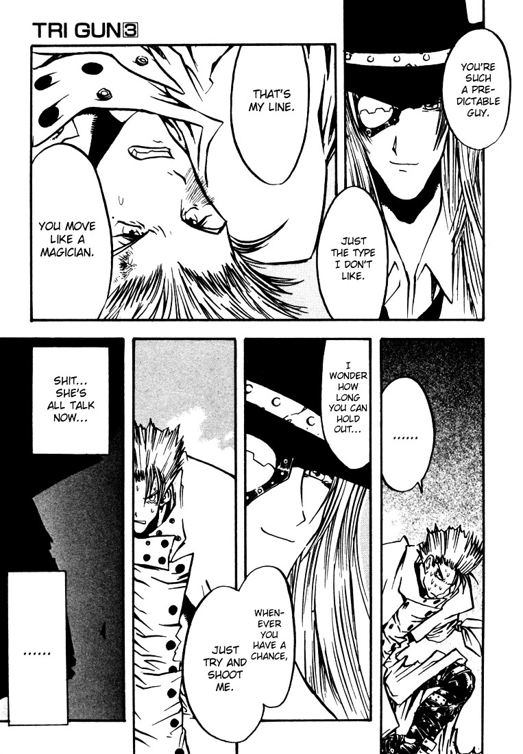 Trigun Vol.3 Chapter 19 page 10 - Vol.3 Chapter 19b : The Invisible Eye [Part B]