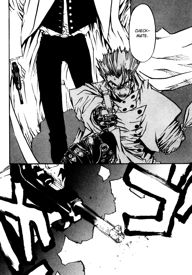 Trigun Vol.3 Chapter 19 page 4 - Vol.3 Chapter 19b : The Invisible Eye [Part B]