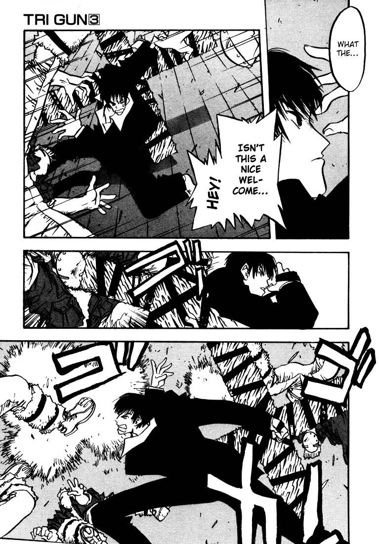 Trigun Vol.3 Chapter 19 page 8 - Vol.3 Chapter 19b : The Invisible Eye [Part B]