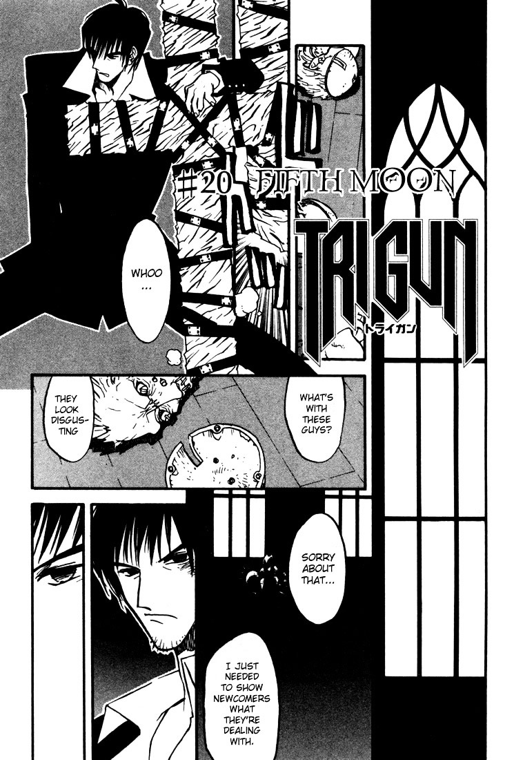 Trigun Chapter 3.20-1 page 2 - Vol.3 Chapter 20a : Fifth Moon [Part A]