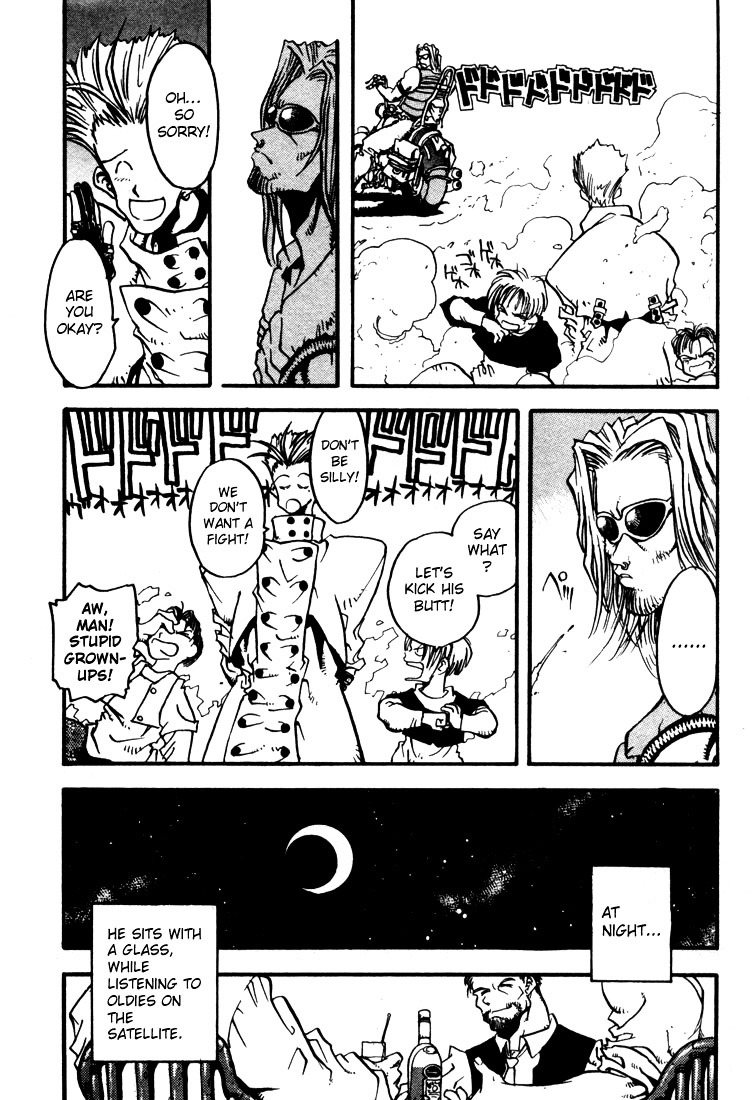 Trigun Chapter 3.20-5 page 10 - Vol.3 Chapter 20.5 : Day In Day Out [Extra]