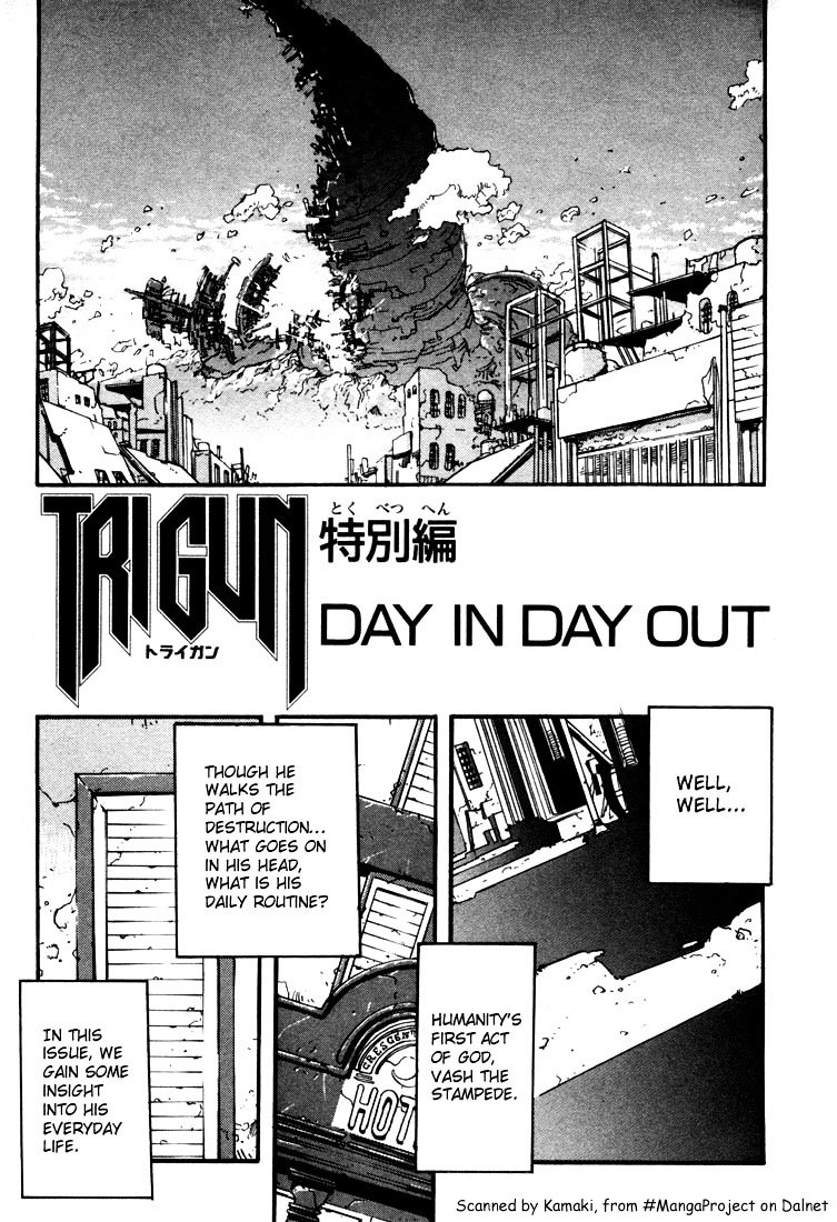 Trigun Chapter 3.20-5 page 3 - Vol.3 Chapter 20.5 : Day In Day Out [Extra]