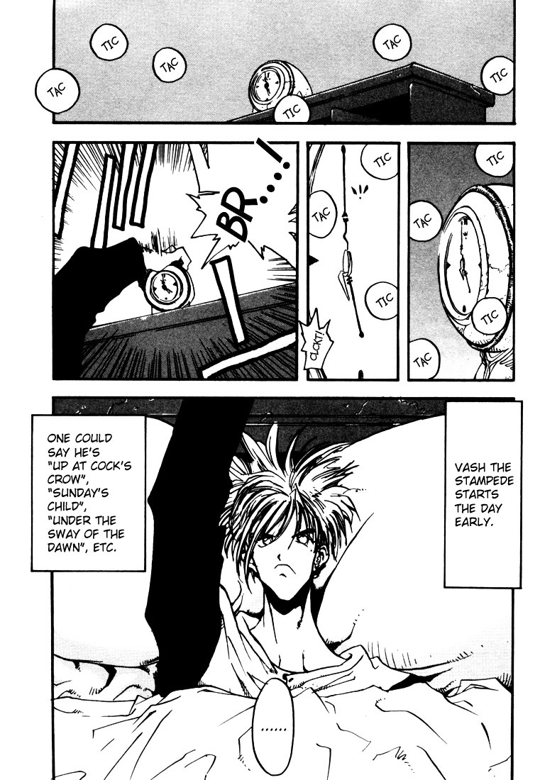 Trigun Chapter 3.20-5 page 4 - Vol.3 Chapter 20.5 : Day In Day Out [Extra]
