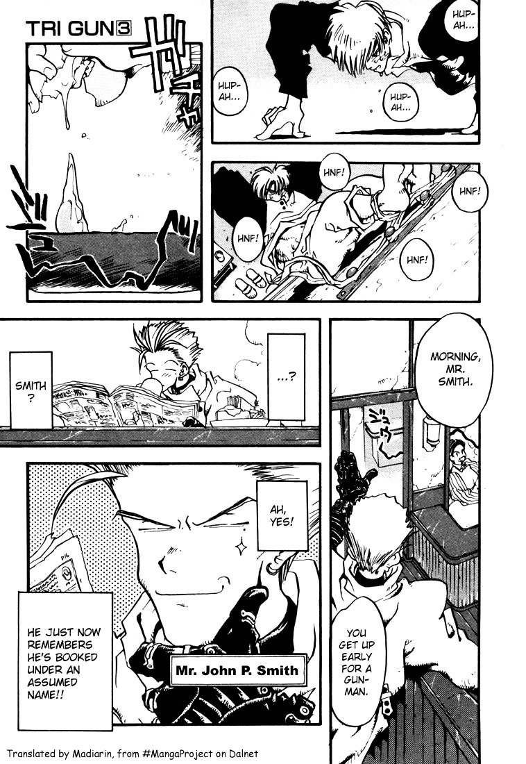 Trigun Chapter 3.20-5 page 7 - Vol.3 Chapter 20.5 : Day In Day Out [Extra]
