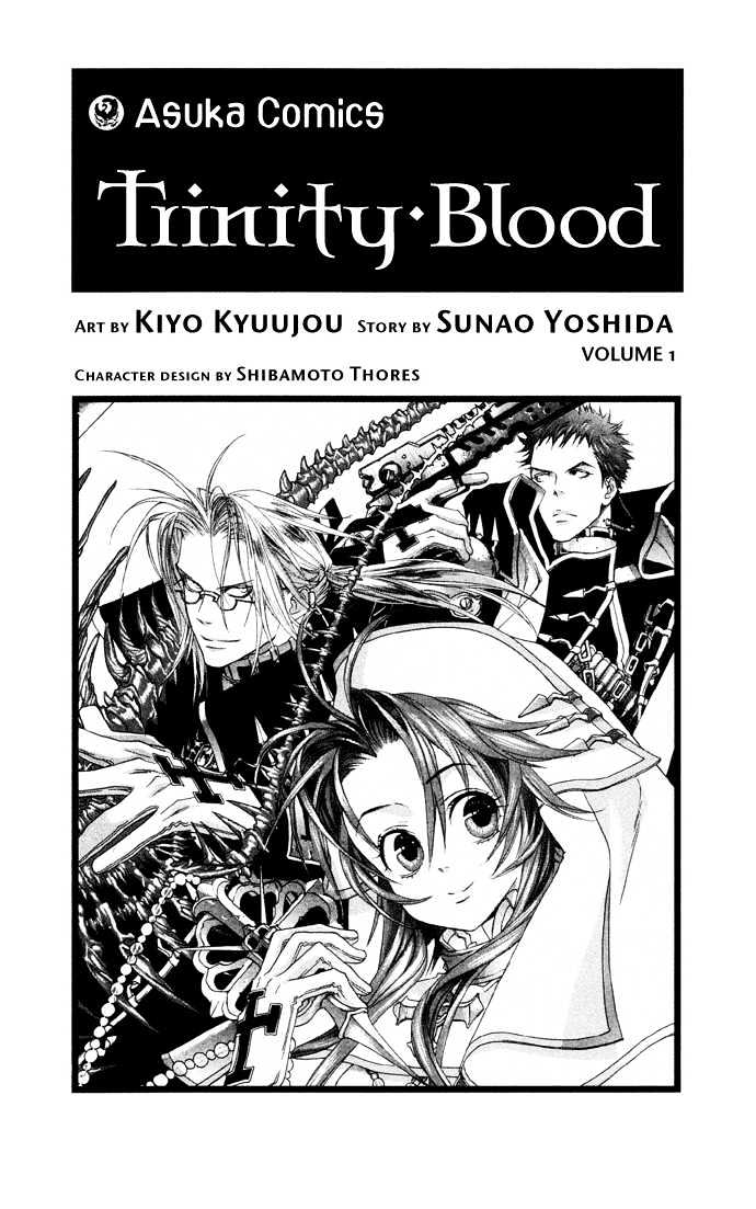 Trinity Blood Chapter 1 page 1 - Chapter 1 : The Man Who Fell to Earth