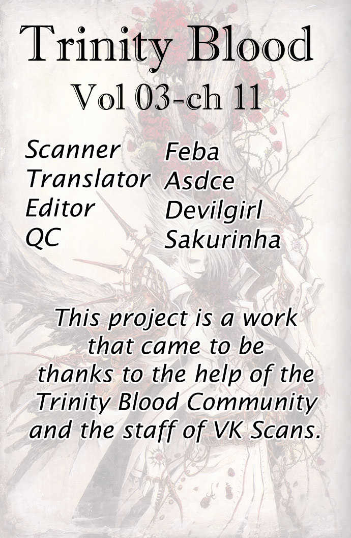 Trinity Blood Chapter 11 page 1 - Chapter 11 : Child Play
