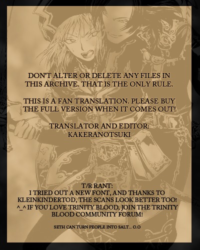 Trinity Blood Chapter 27 page 1 - Chapter 27 : Bright Lights, Big City.