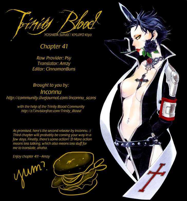 Trinity Blood Chapter 41 page 1 - Chapter 41 : Scenerio du film "Passion"