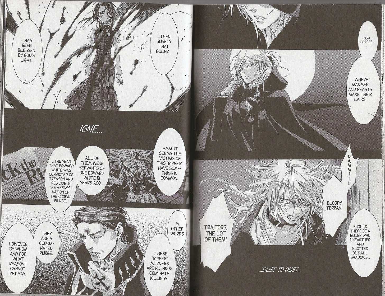 Trinity Blood Chapter 45.5 page 3 - Chapter 45.5 : The preview of "The Throne Of Roses"