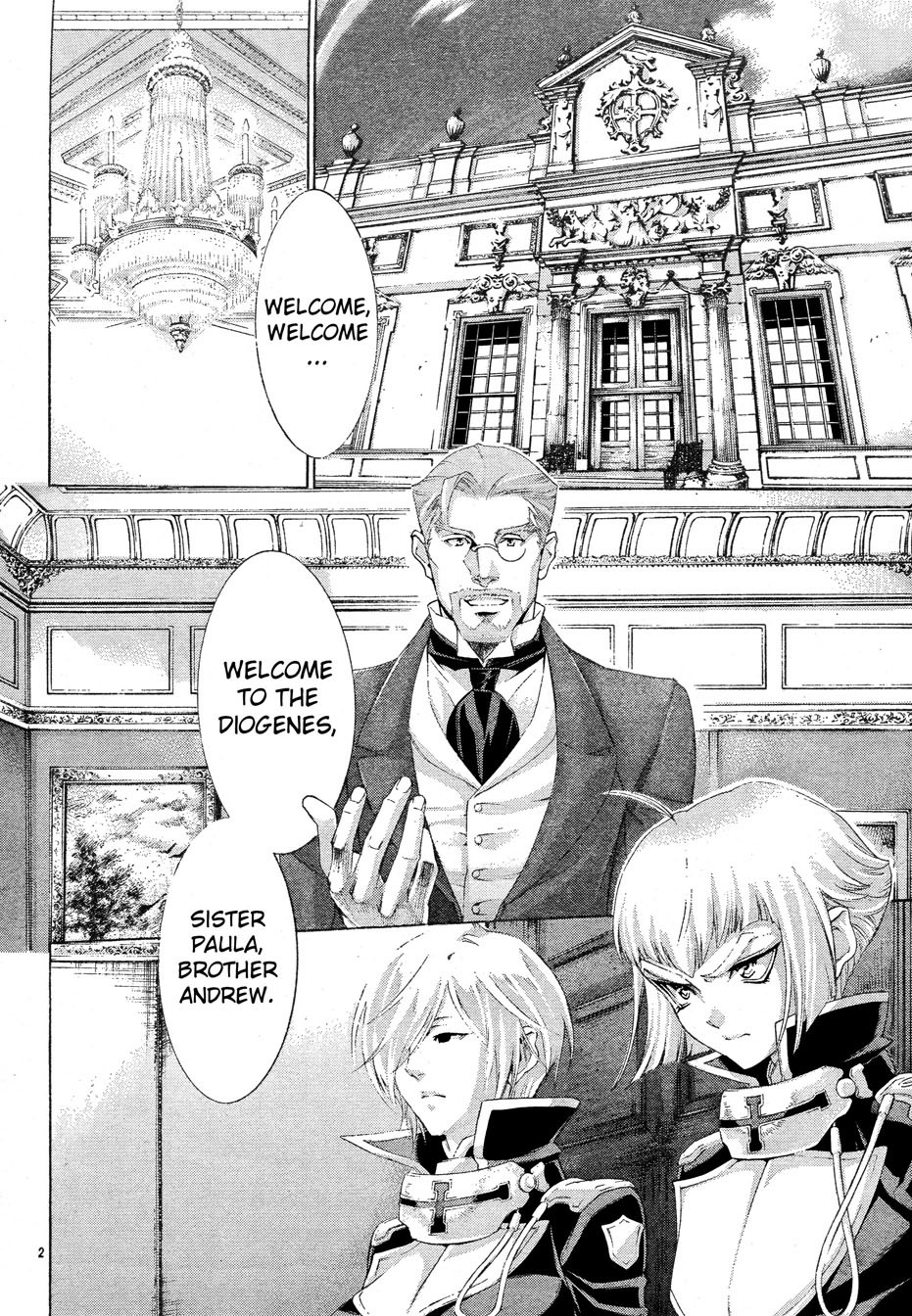 Trinity Blood Chapter 54 page 2 - Chapter 54 : Le Nom de la Rose