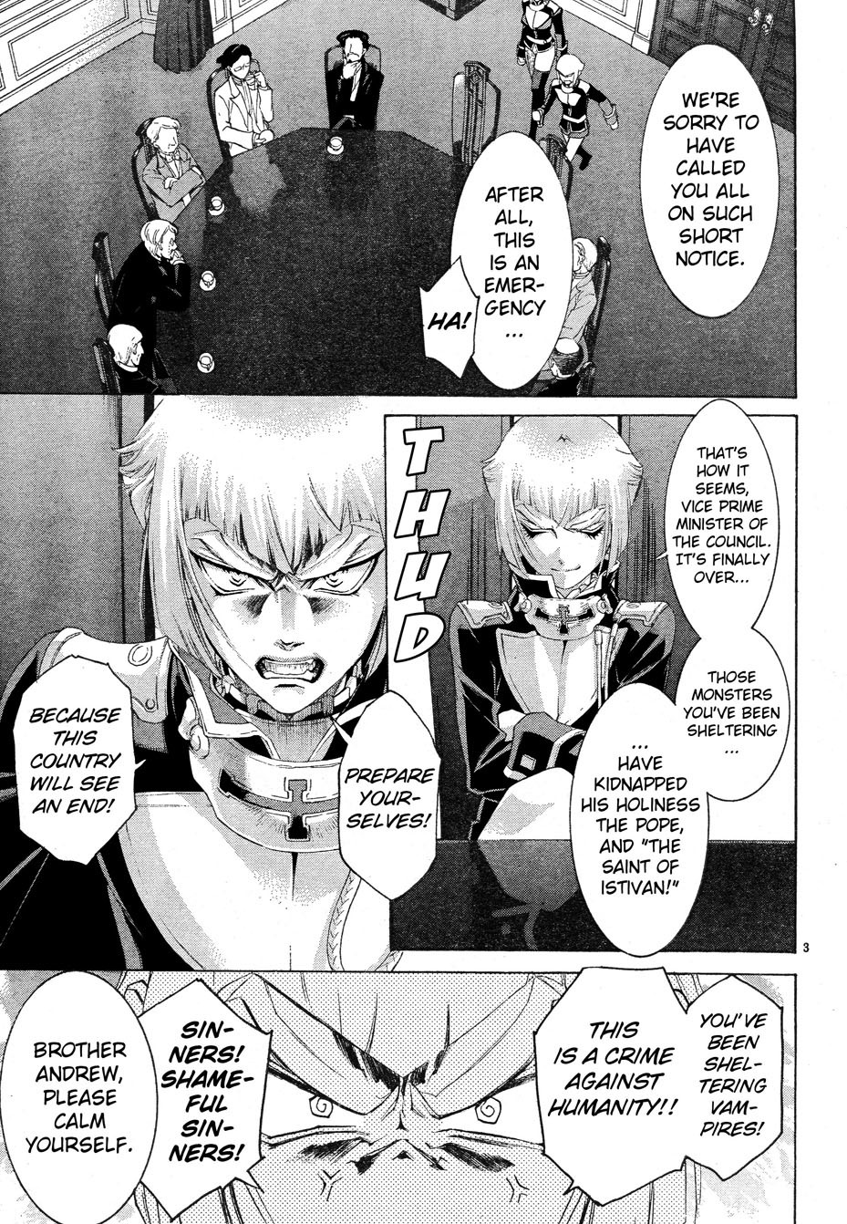 Trinity Blood Chapter 54 page 3 - Chapter 54 : Le Nom de la Rose