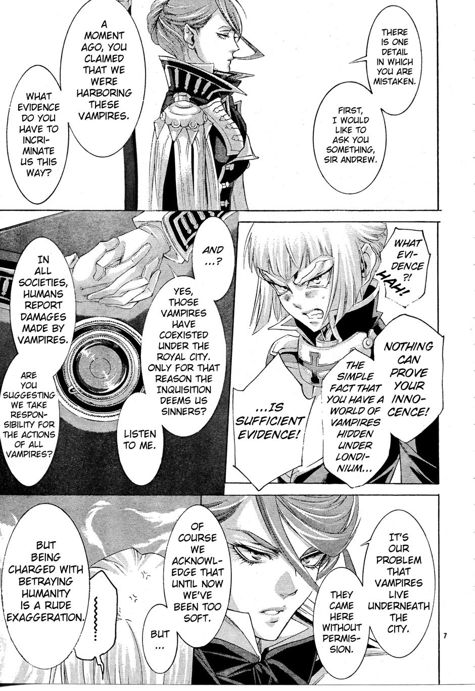 Trinity Blood Chapter 54 page 7 - Chapter 54 : Le Nom de la Rose