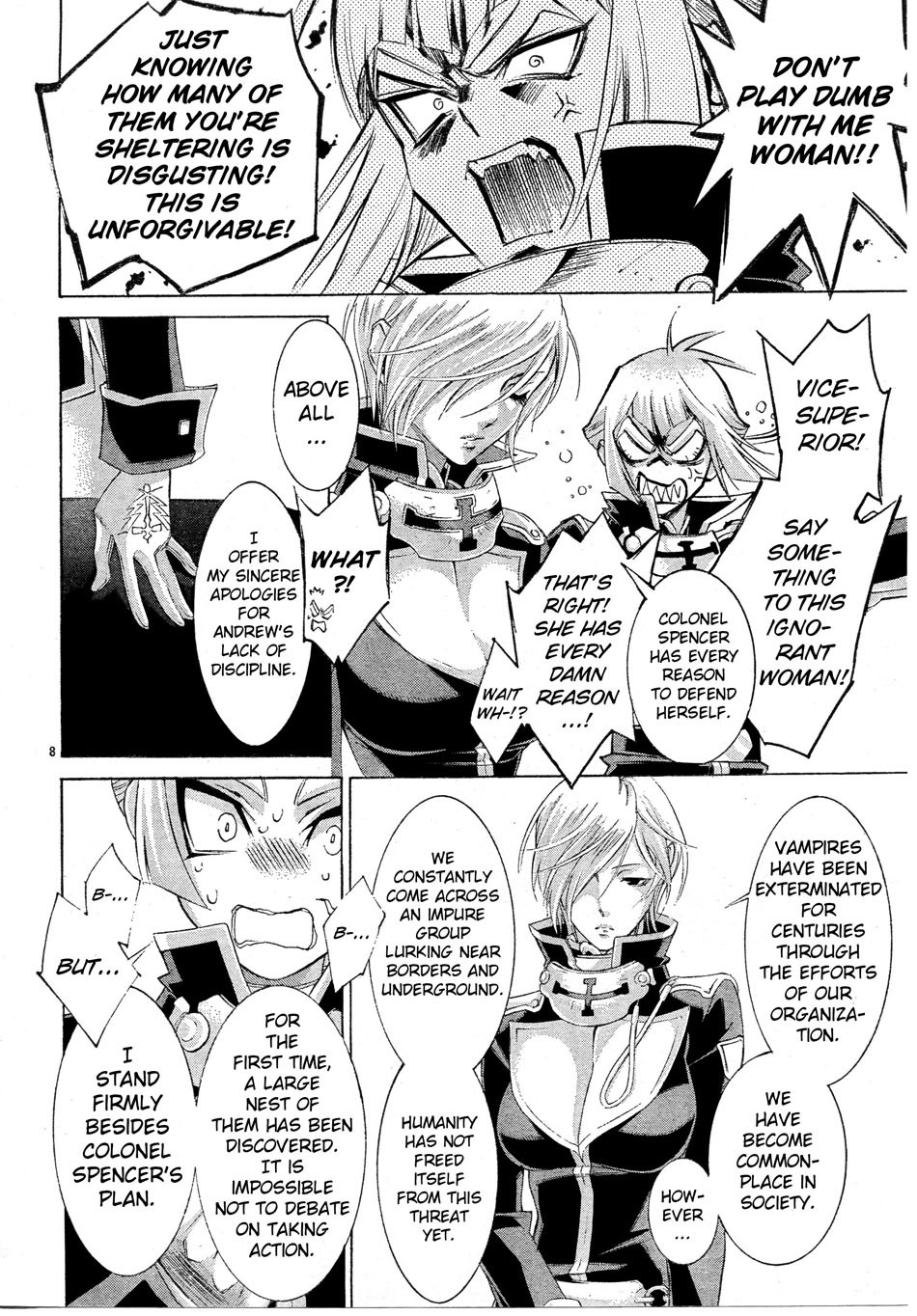 Trinity Blood Chapter 54 page 8 - Chapter 54 : Le Nom de la Rose