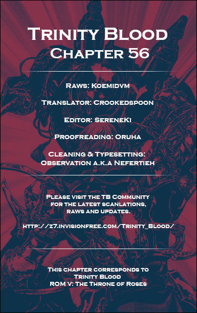 Trinity Blood Chapter 57 page 1 - Chapter 57 : The Magician