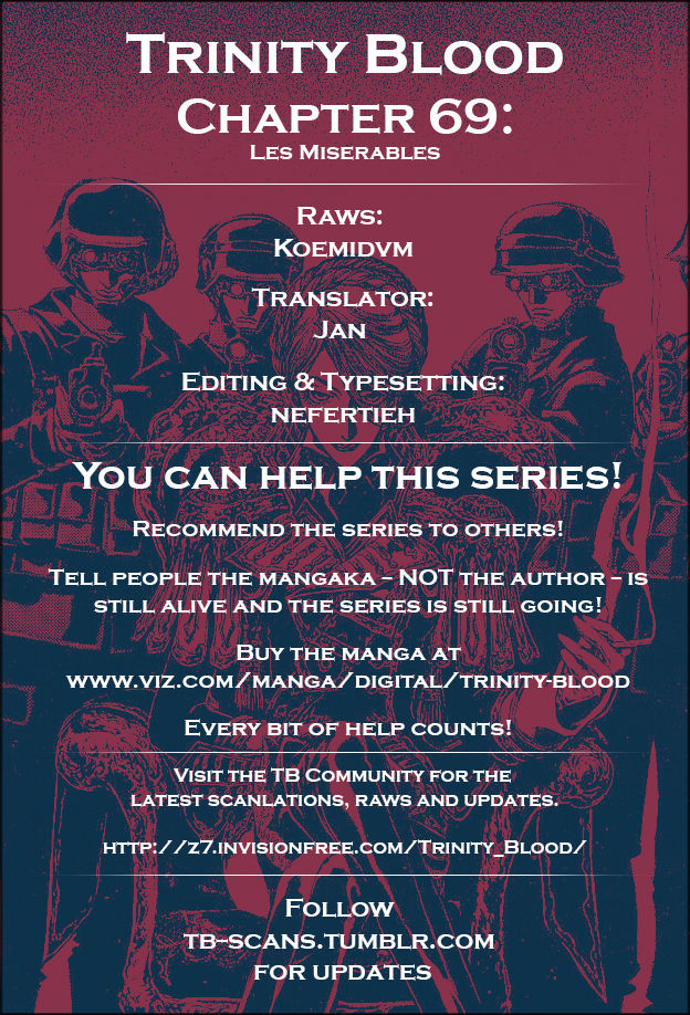 Trinity Blood Chapter 69 page 34 - Chapter 69 : Les Miserables