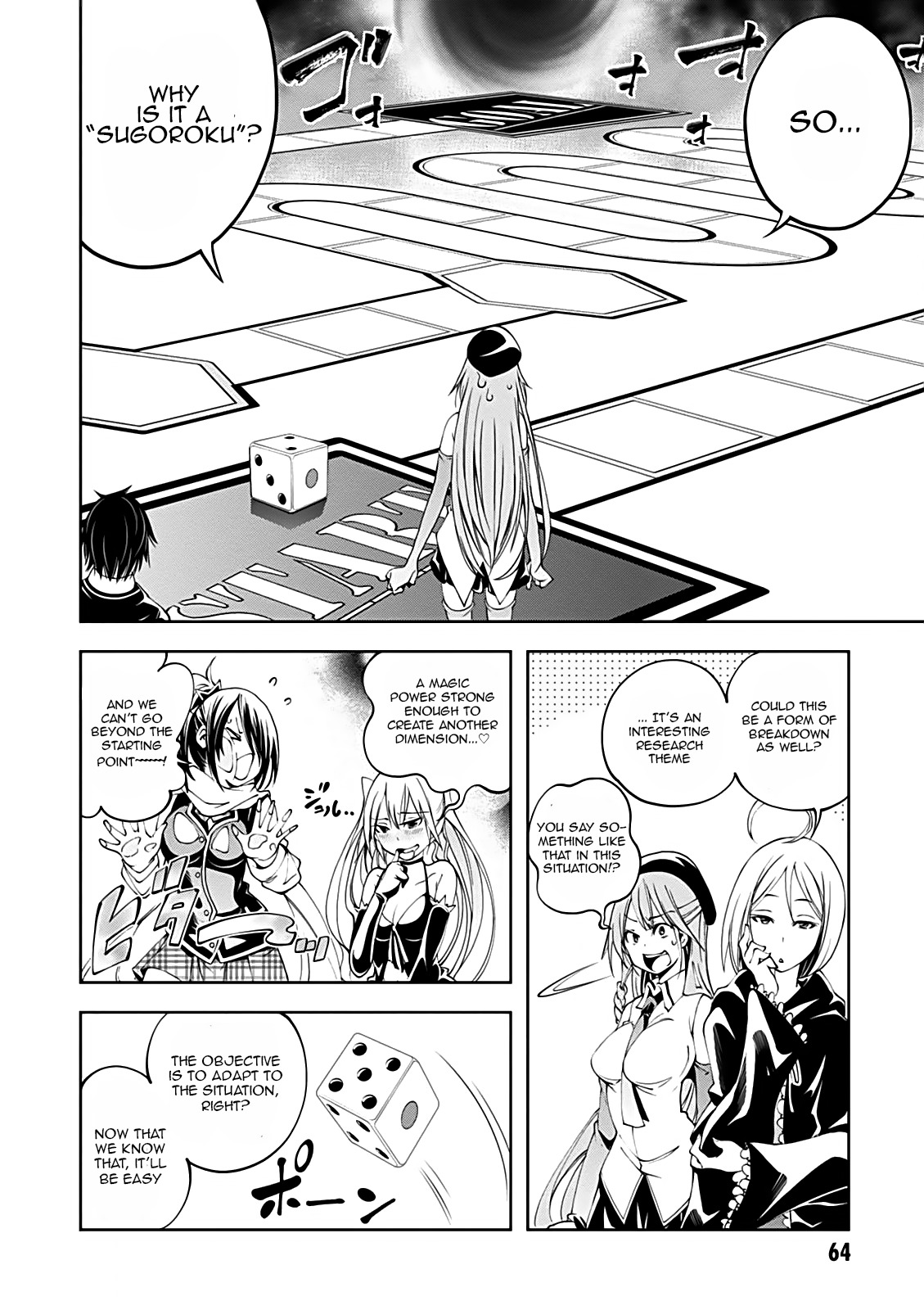 Trinity Seven - 7-nin no Mahoutsukai Comic Anthology Chapter 10 page 3 - Chapter 10: Breakdown Sugoroku