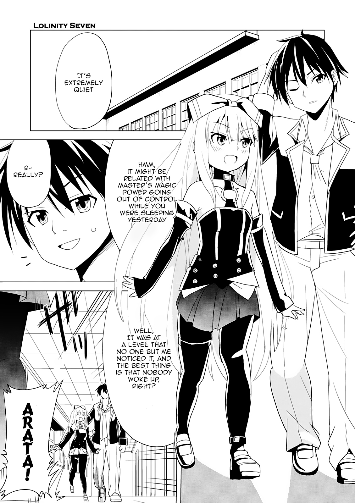 Trinity Seven - 7-nin no Mahoutsukai Comic Anthology Chapter 12 page 2 - Chapter 12: LOLINITY SEVEN